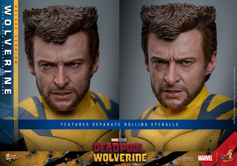 Deadpool & Wolverine Movie Masterpiece Action Figure Wolverine Deluxe Version Hot Toys