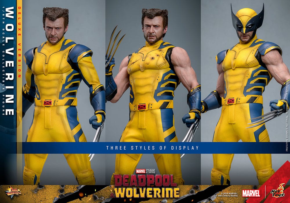 Deadpool & Wolverine Movie Masterpiece Action Figure Wolverine Deluxe Version Hot Toys