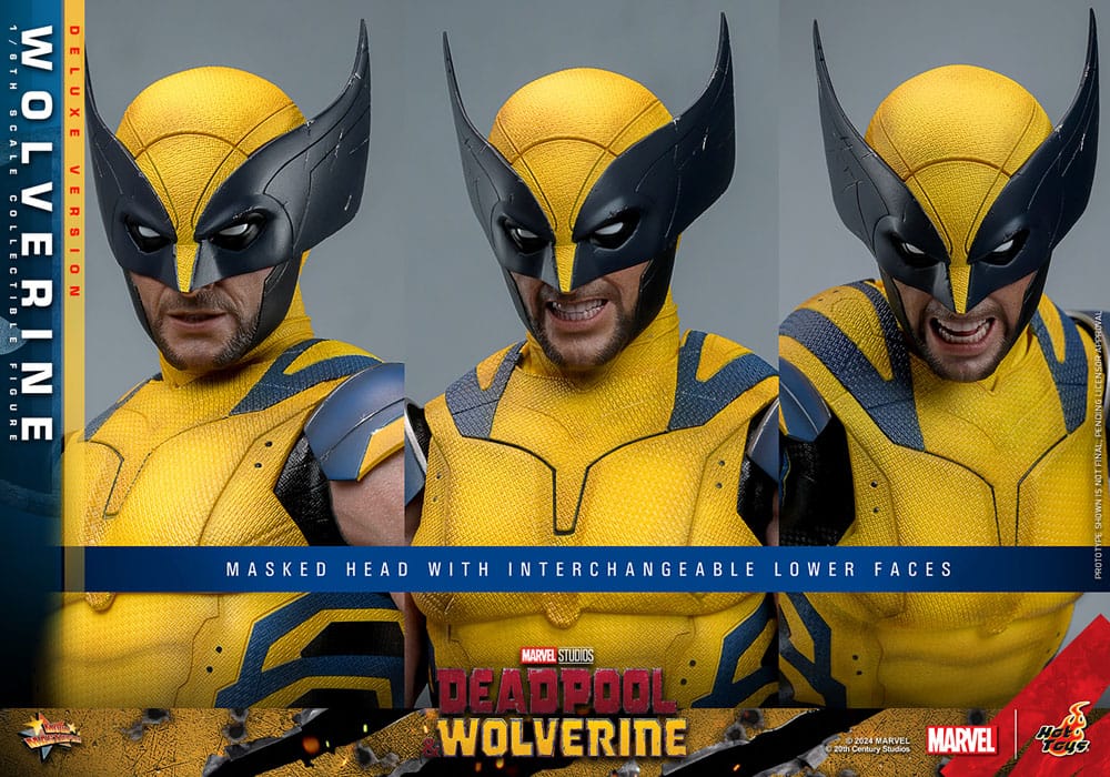 Deadpool & Wolverine Movie Masterpiece Action Figure Wolverine Deluxe Version Hot Toys