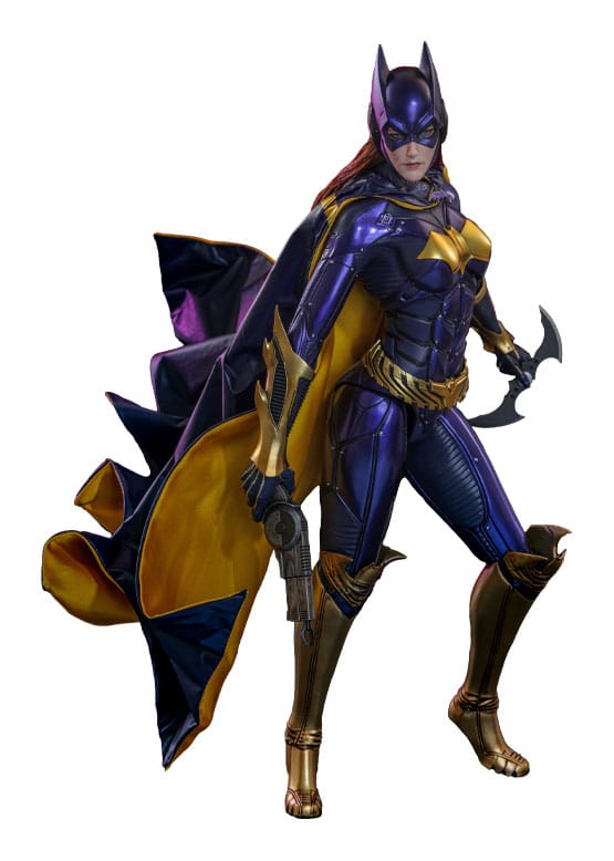 Batman Arkham Knight Videogame Masterpiece Action Figure Batgirl Purple and Gold Version Exclusive Hot Toys