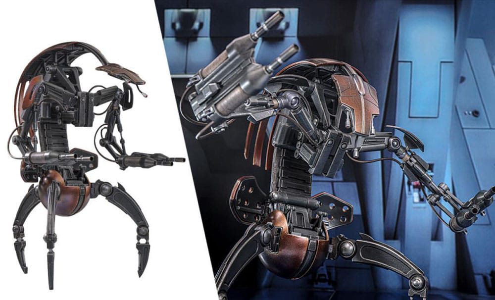 Star Wars Episode I Movie Masterpiece Action Figure Droideka Hot Toys
