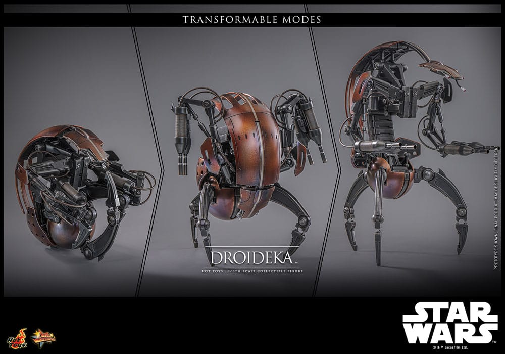 Star Wars Episode I Movie Masterpiece Action Figure Droideka Hot Toys