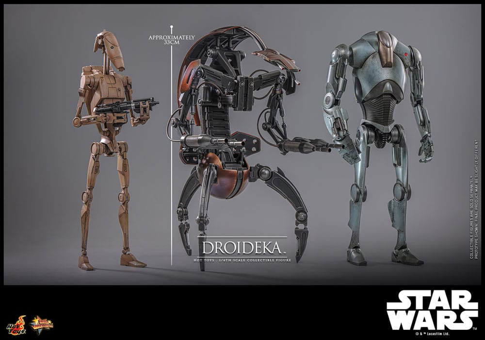 Star Wars Episode I Movie Masterpiece Action Figure Droideka Hot Toys
