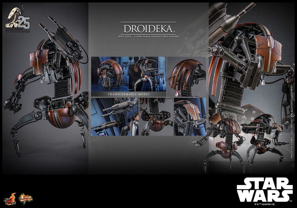 Star Wars Episode I Movie Masterpiece Action Figure Droideka Hot Toys