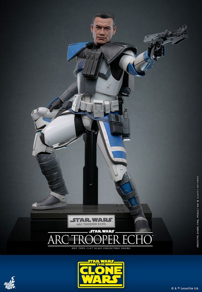 Star Wars The Clone Wars Action Figure Arc Trooper Echo Hot Toys