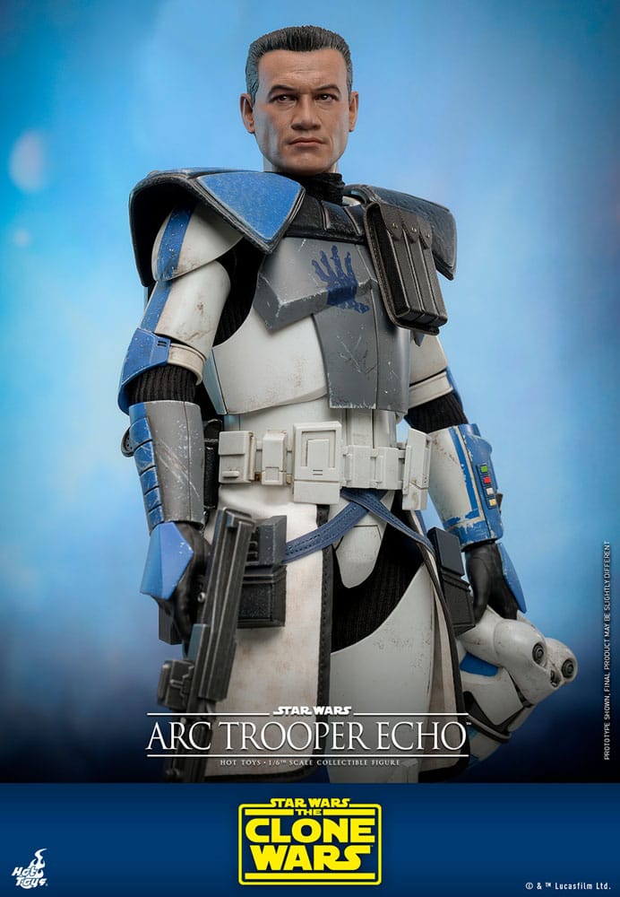 Star Wars The Clone Wars Action Figure Arc Trooper Echo Hot Toys