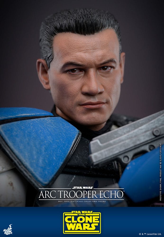 Star Wars The Clone Wars Action Figure Arc Trooper Echo Hot Toys