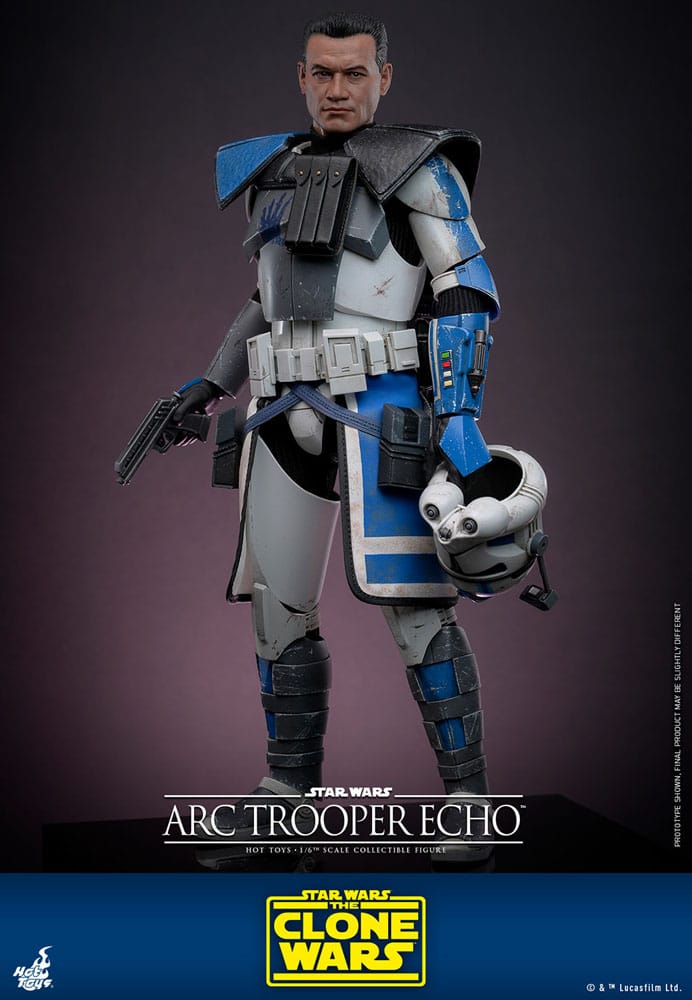 Star Wars The Clone Wars Action Figure Arc Trooper Echo Hot Toys