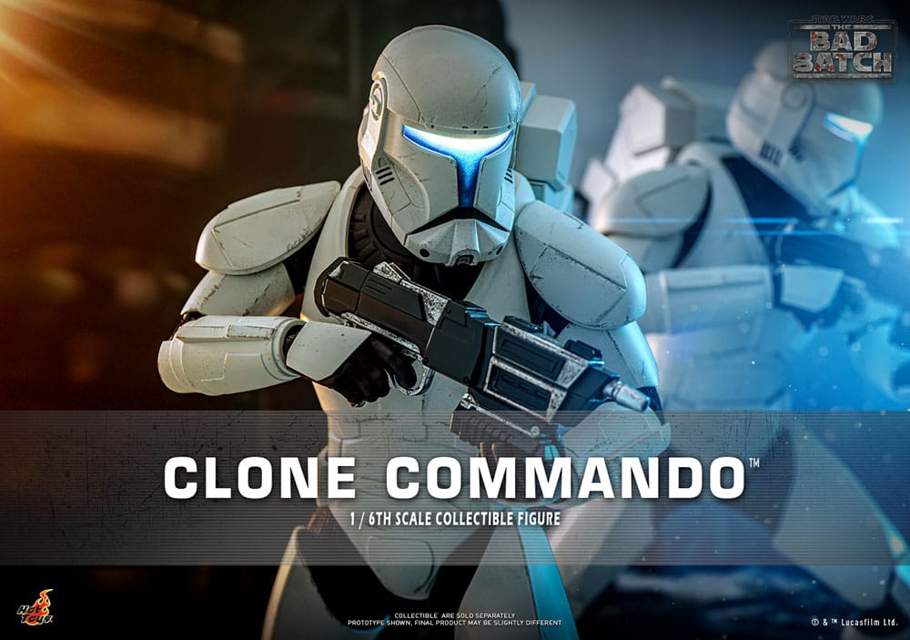 Star Wars The Bad Batch Action Figure Clone Commando Hot Toys
