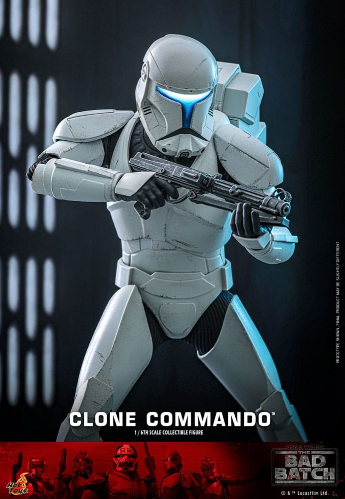Star Wars The Bad Batch Action Figure Clone Commando Hot Toys