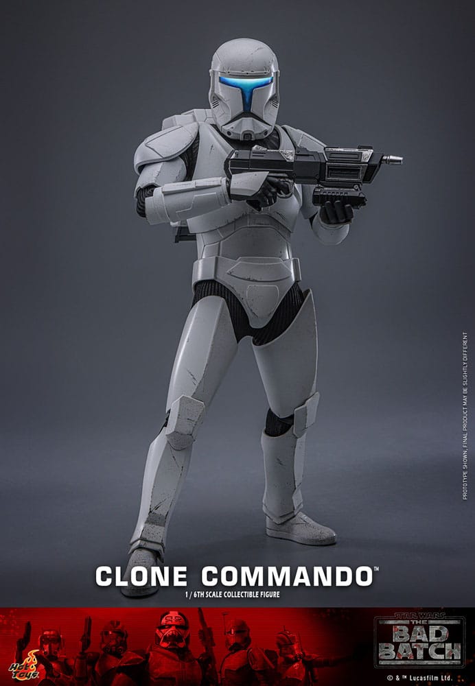Star Wars The Bad Batch Action Figure Clone Commando Hot Toys