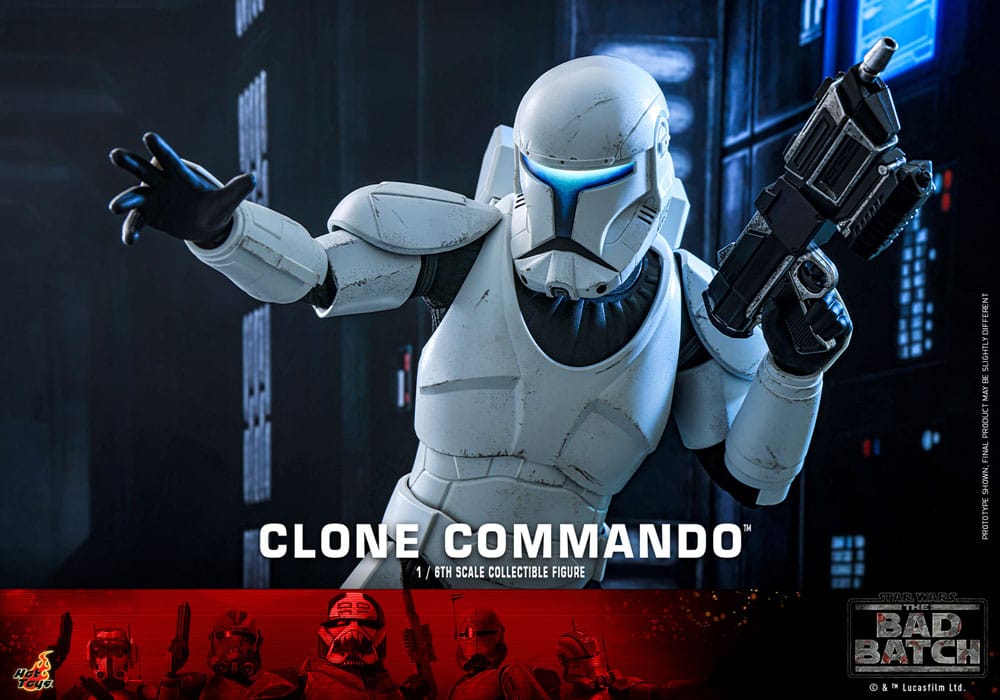 Star Wars The Bad Batch Action Figure Clone Commando Hot Toys