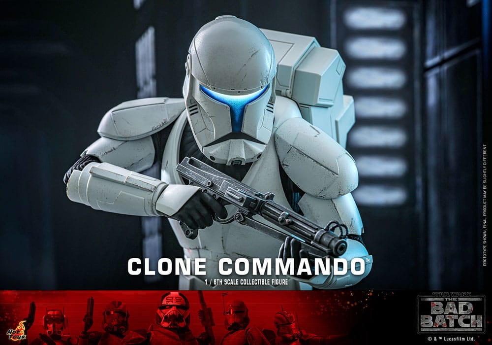 Star Wars The Bad Batch Action Figure Clone Commando Hot Toys