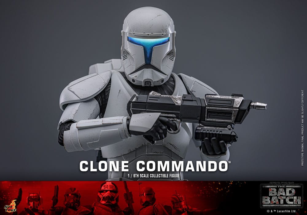 Star Wars The Bad Batch Action Figure Clone Commando Hot Toys