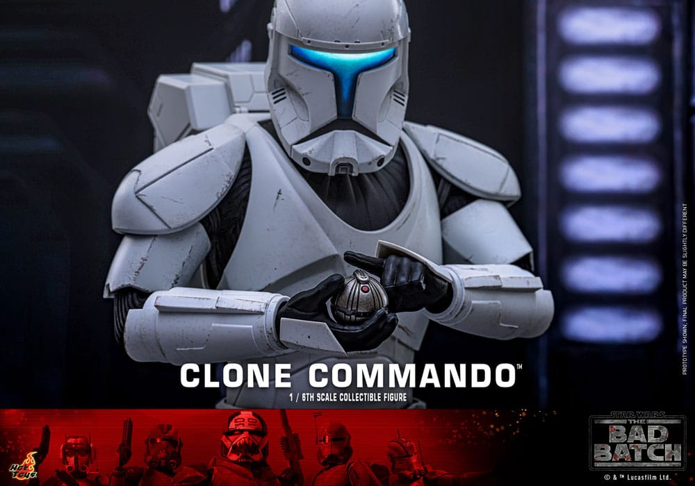 Star Wars The Bad Batch Action Figure Clone Commando Hot Toys