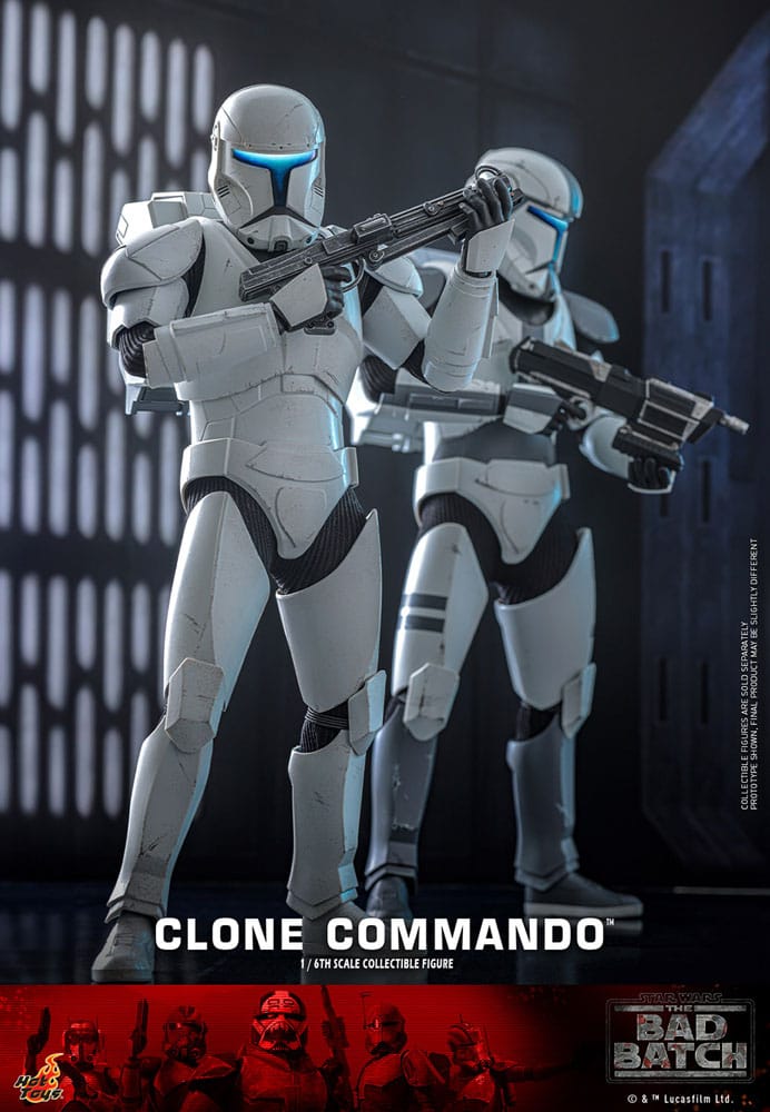 Star Wars The Bad Batch Action Figure Clone Commando Hot Toys