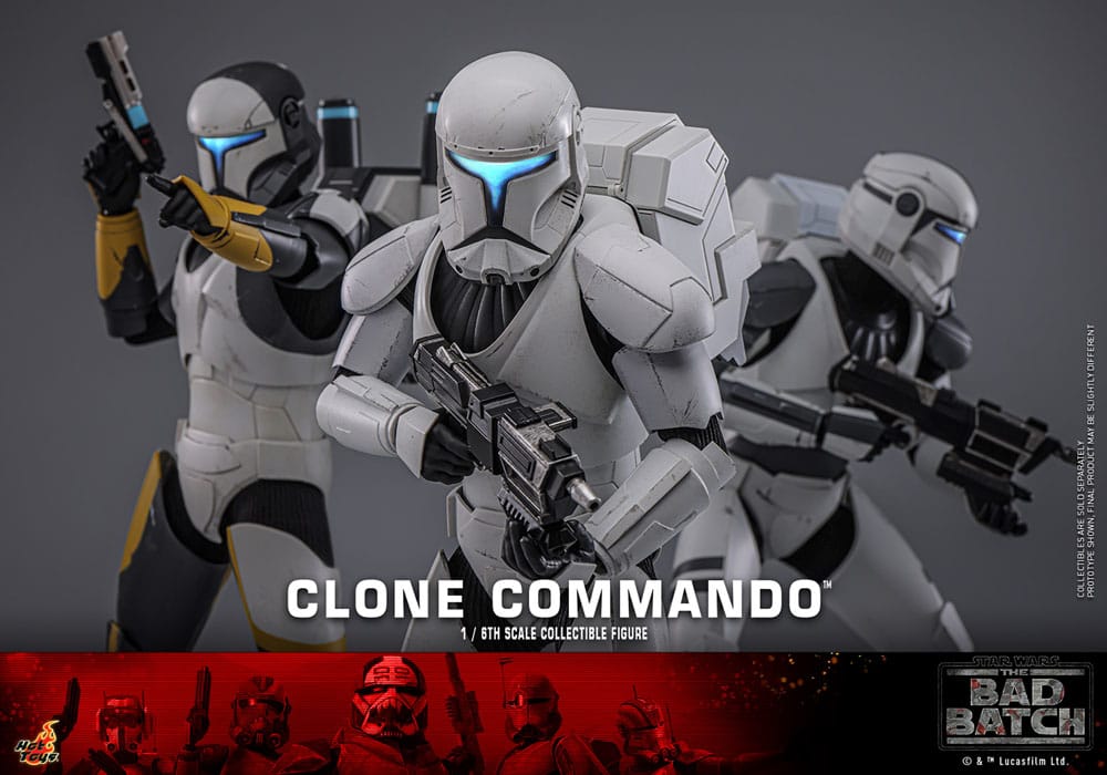 Star Wars The Bad Batch Action Figure Clone Commando Hot Toys