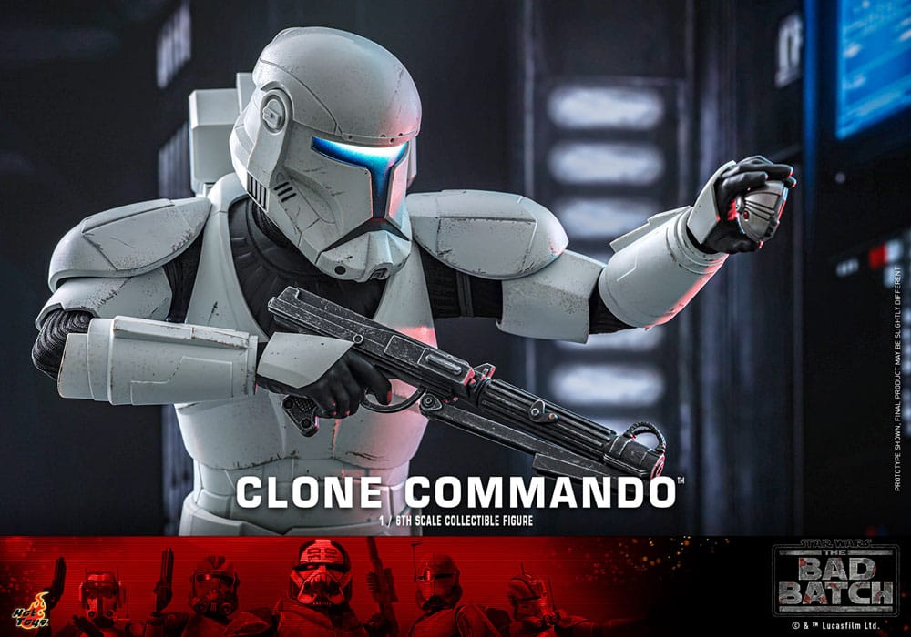 Star Wars The Bad Batch Action Figure Clone Commando Hot Toys