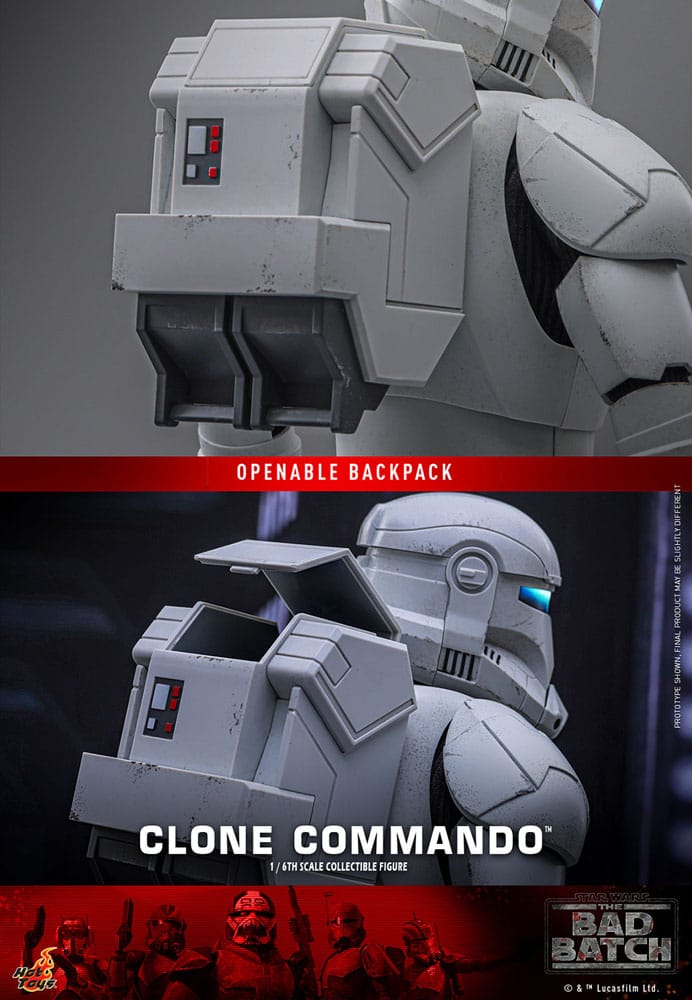 Star Wars The Bad Batch Action Figure Clone Commando Hot Toys