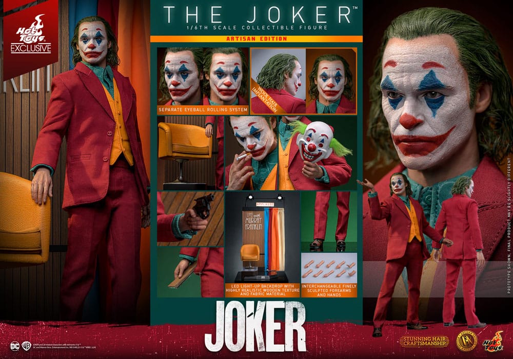 Joker Movie Masterpiece Action Figure The Joker Artisan Edition Hot Toys