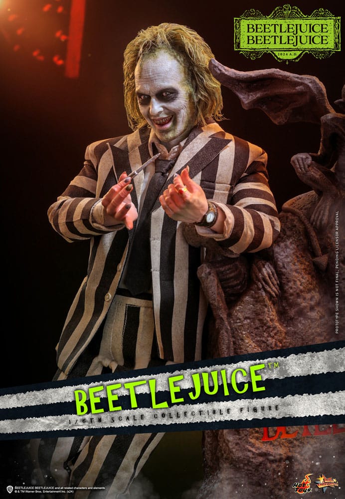 Beetlejuice Beetlejuice Movie Masterpiece Action Figure Beetlejuice Hot Toys