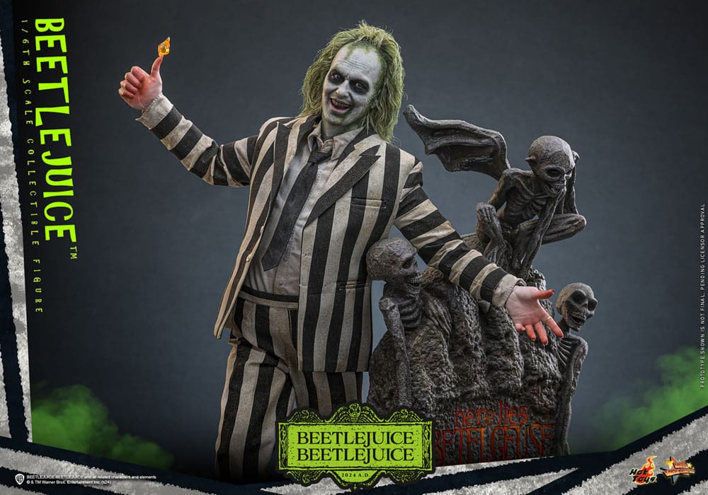 Beetlejuice Beetlejuice Movie Masterpiece Action Figure Beetlejuice Hot Toys
