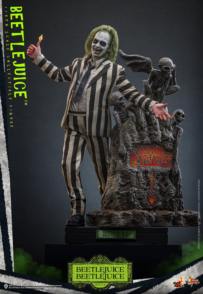 Beetlejuice Beetlejuice Movie Masterpiece Action Figure Beetlejuice Hot Toys