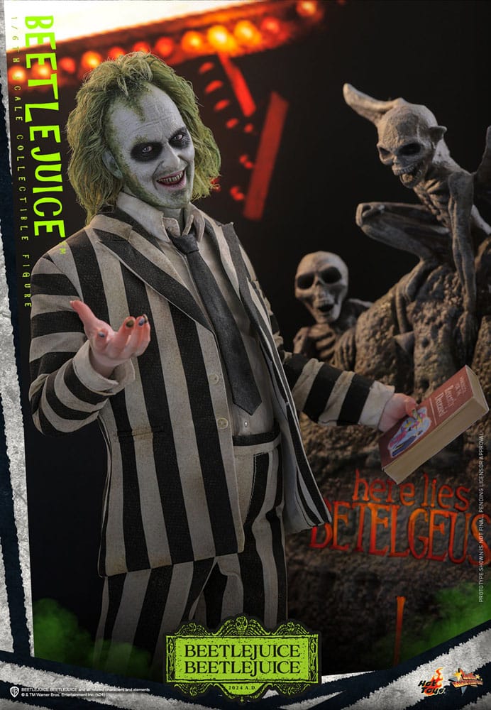Beetlejuice Beetlejuice Movie Masterpiece Action Figure Beetlejuice Hot Toys