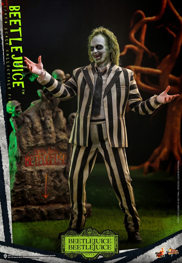 Beetlejuice Beetlejuice Movie Masterpiece Action Figure Beetlejuice Hot Toys