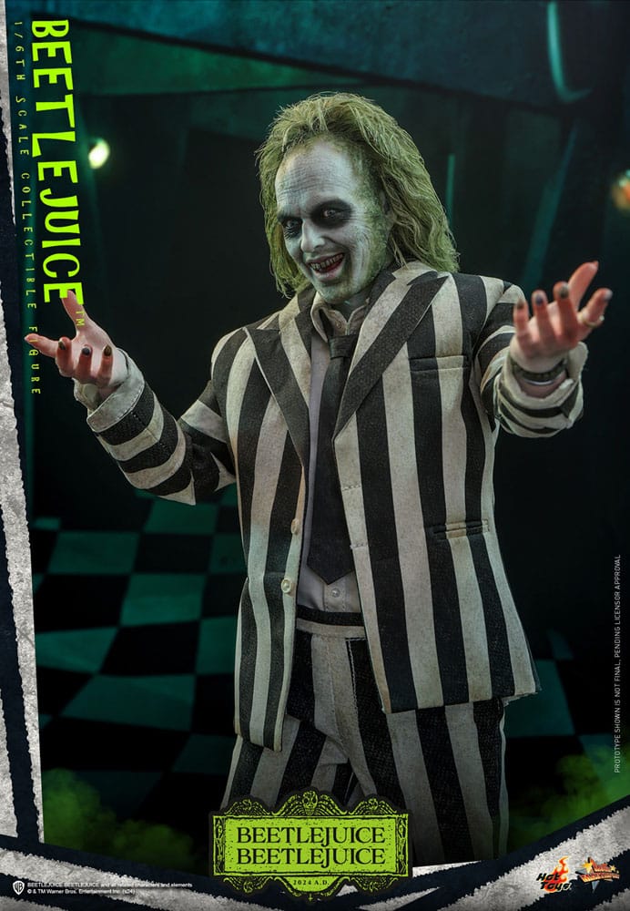 Beetlejuice Beetlejuice Movie Masterpiece Action Figure Beetlejuice Hot Toys
