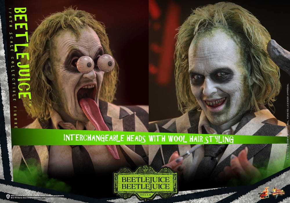 Beetlejuice Beetlejuice Movie Masterpiece Action Figure Beetlejuice Hot Toys