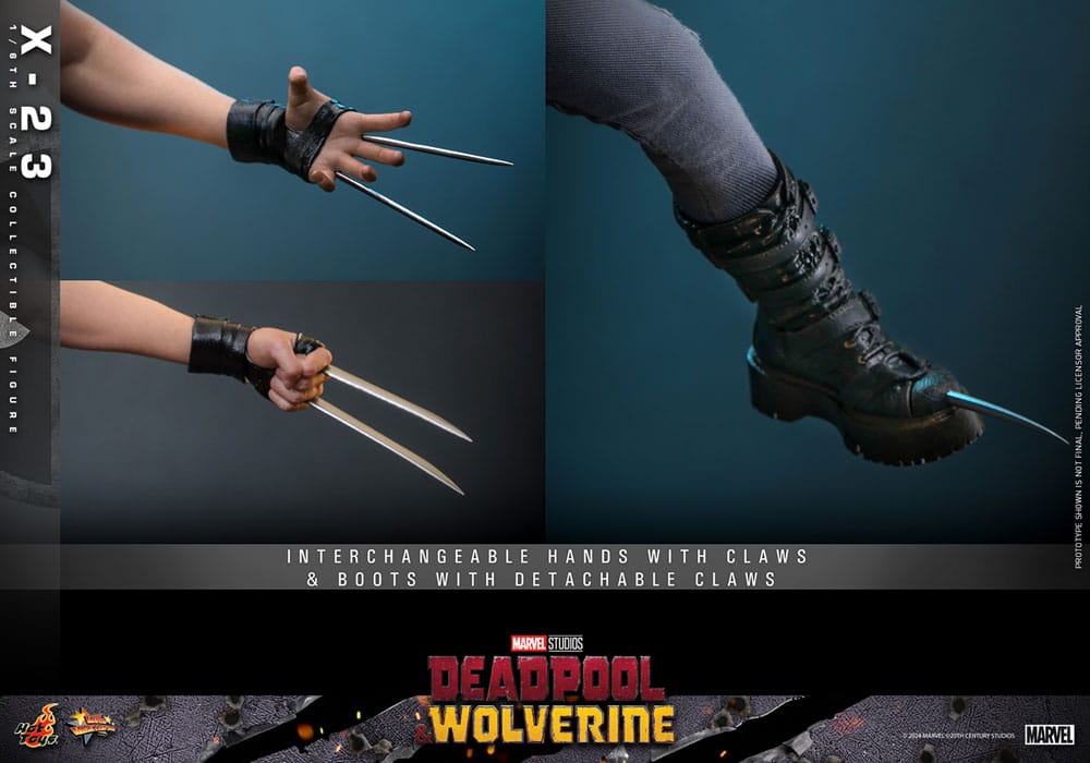 Deadpool & Wolverine Movie Masterpiece Action Figure X 23 Hot Toys