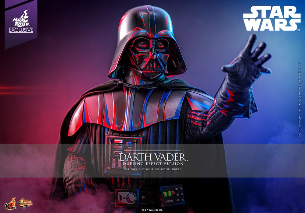 Star Wars Movie Masterpiece Action Figure Darth Vader Dueling Effect Version Hot Toys Exclusive Hot Toys