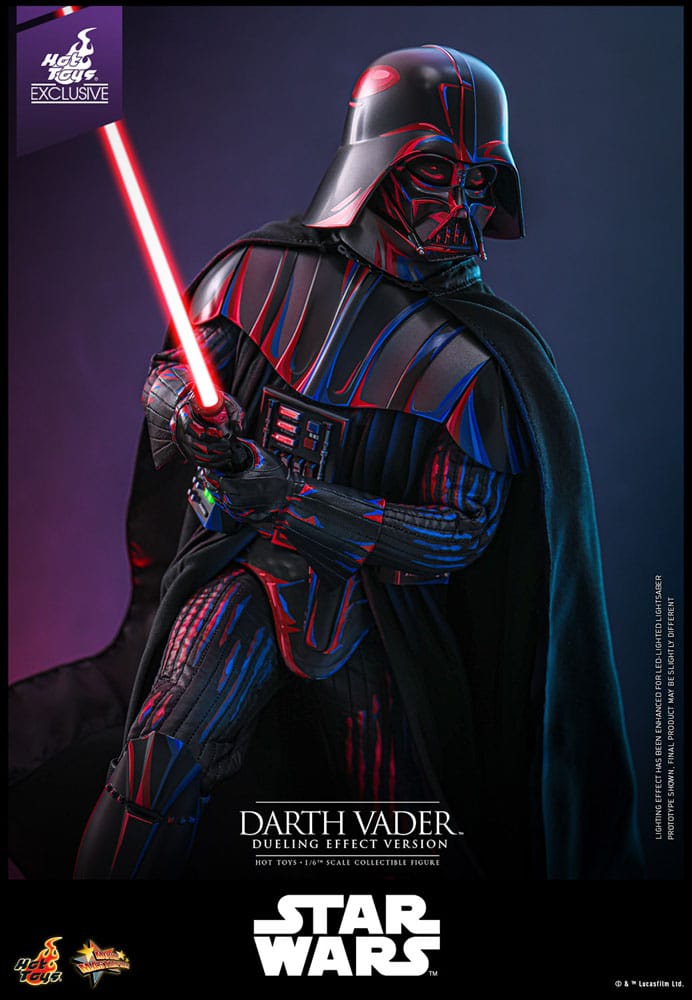 Star Wars Movie Masterpiece Action Figure Darth Vader Dueling Effect Version Hot Toys Exclusive Hot Toys