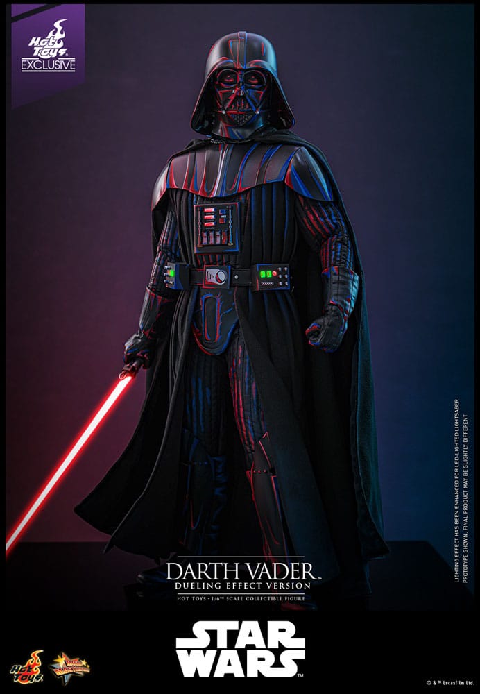 Star Wars Movie Masterpiece Action Figure Darth Vader Dueling Effect Version Hot Toys Exclusive Hot Toys