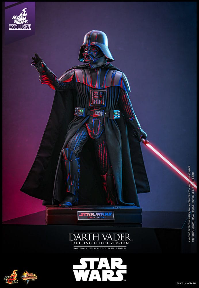 Star Wars Movie Masterpiece Action Figure Darth Vader Dueling Effect Version Hot Toys Exclusive Hot Toys