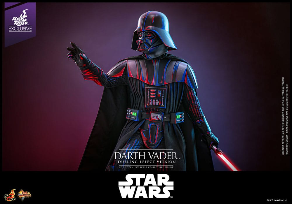 Star Wars Movie Masterpiece Action Figure Darth Vader Dueling Effect Version Hot Toys Exclusive Hot Toys