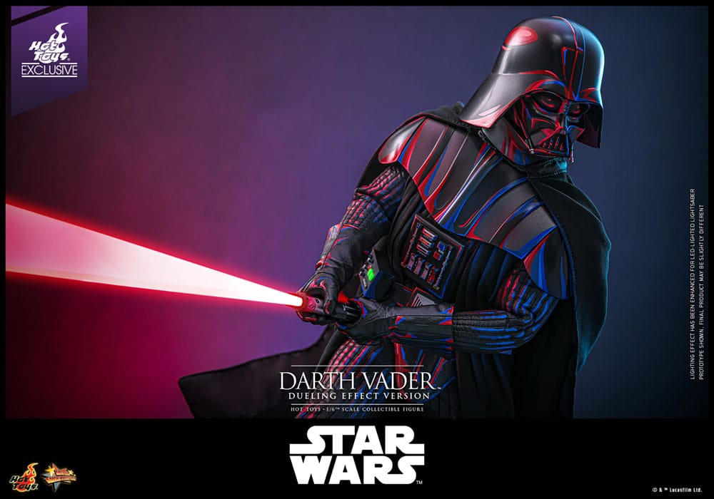 Star Wars Movie Masterpiece Action Figure Darth Vader Dueling Effect Version Hot Toys Exclusive Hot Toys