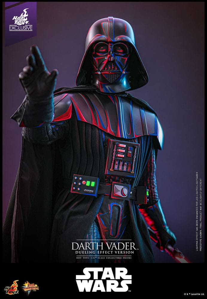 Star Wars Movie Masterpiece Action Figure Darth Vader Dueling Effect Version Hot Toys Exclusive Hot Toys