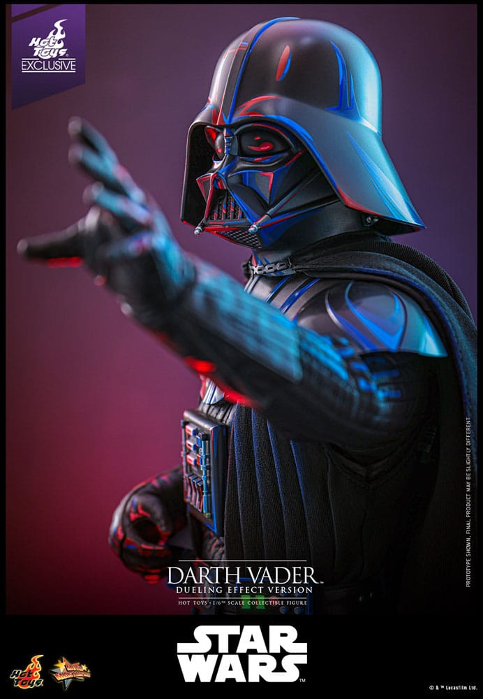 Star Wars Movie Masterpiece Action Figure Darth Vader Dueling Effect Version Hot Toys Exclusive Hot Toys