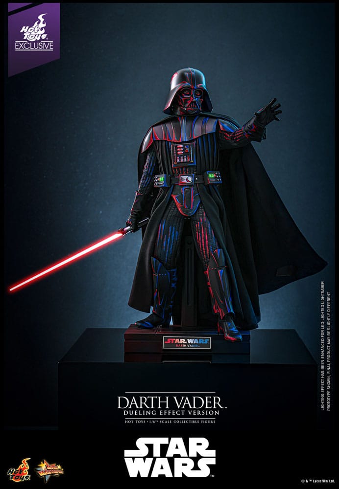 Star Wars Movie Masterpiece Action Figure Darth Vader Dueling Effect Version Hot Toys Exclusive Hot Toys