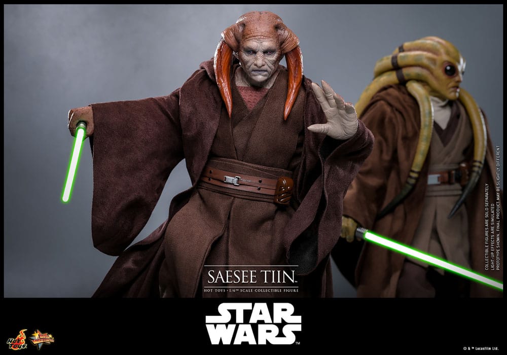 Star Wars Episode III Revenge of the Sith Movie Masterpiece Action Figure Saesee Tiin Hot Toys