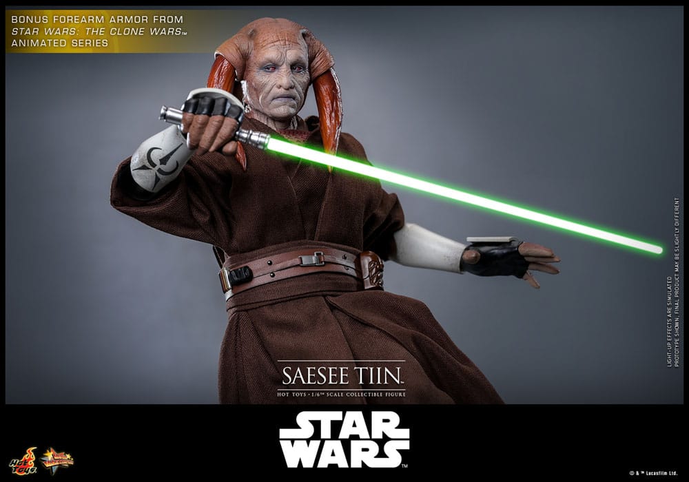 Star Wars Episode III Revenge of the Sith Movie Masterpiece Action Figure Saesee Tiin Hot Toys