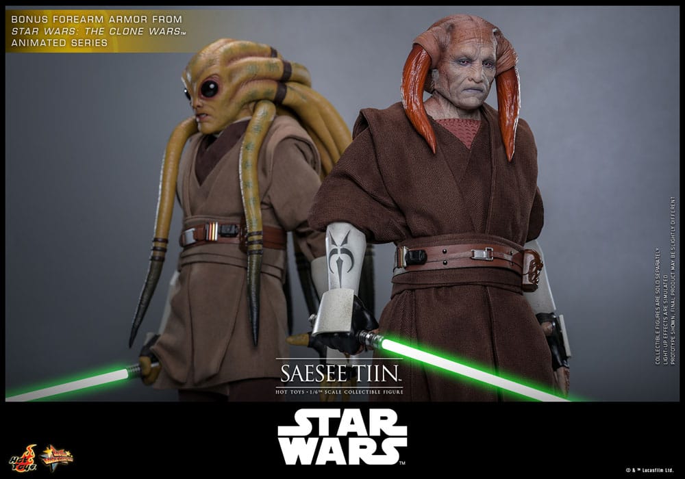 Star Wars Episode III Revenge of the Sith Movie Masterpiece Action Figure Saesee Tiin Hot Toys