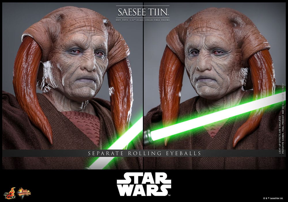 Star Wars Episode III Revenge of the Sith Movie Masterpiece Action Figure Saesee Tiin Hot Toys