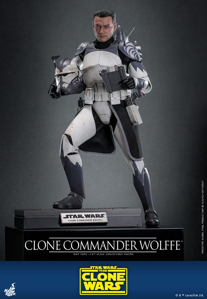 Star Wars The Clone Wars Action Figure Clone Commander Wolffe Hot Toys