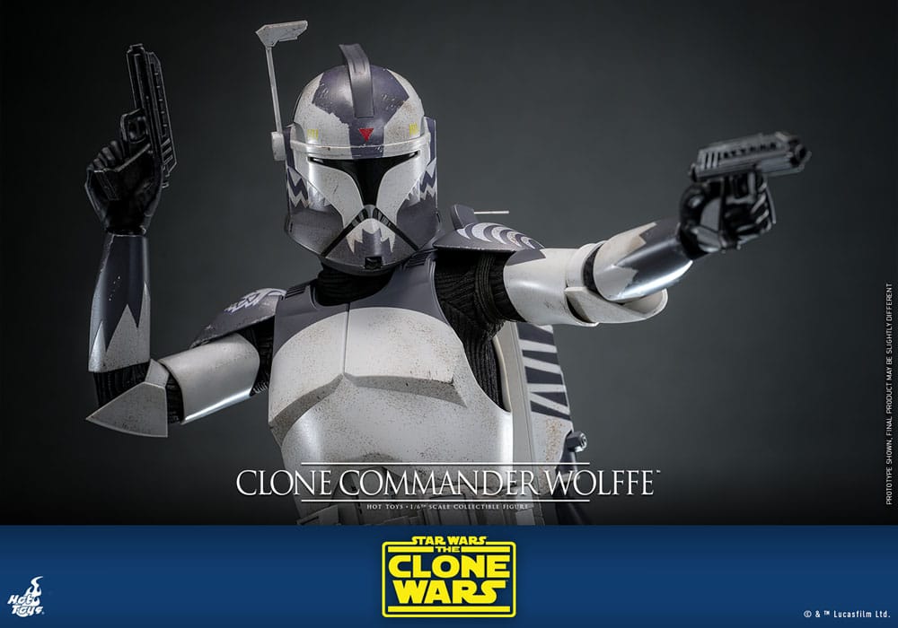 Star Wars The Clone Wars Action Figure Clone Commander Wolffe Hot Toys