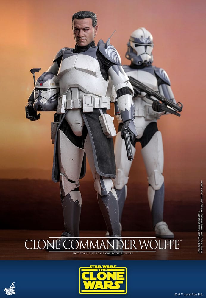 Star Wars The Clone Wars Action Figure Clone Commander Wolffe Hot Toys