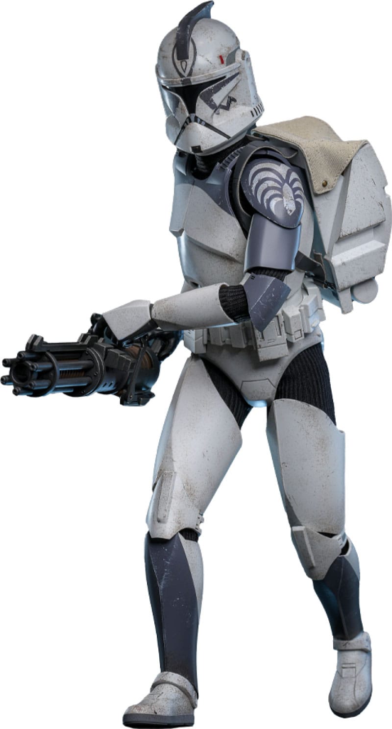 Star Wars The Clone Wars Action Figure 104th Battalion Wolfpack Clone Trooper Deluxe Version Hot Toys