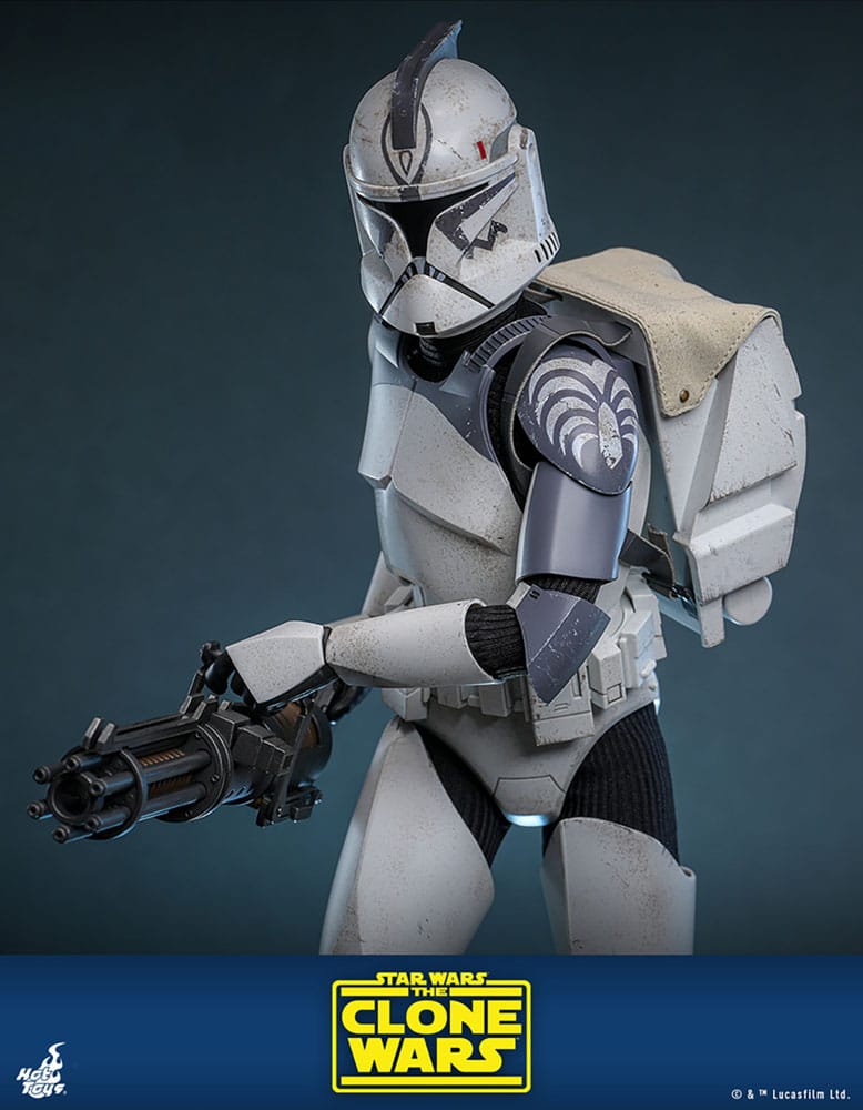 Star Wars The Clone Wars Action Figure 104th Battalion Wolfpack Clone Trooper Deluxe Version Hot Toys